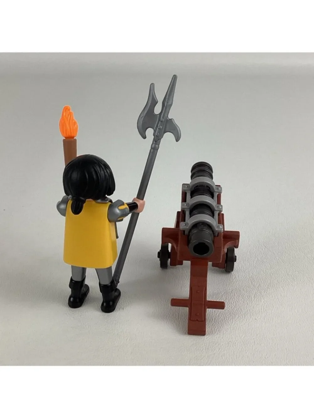 Playmobil Knights 4870 Lion Knight Cannon Guard Figure Building Toy Geobra 20009